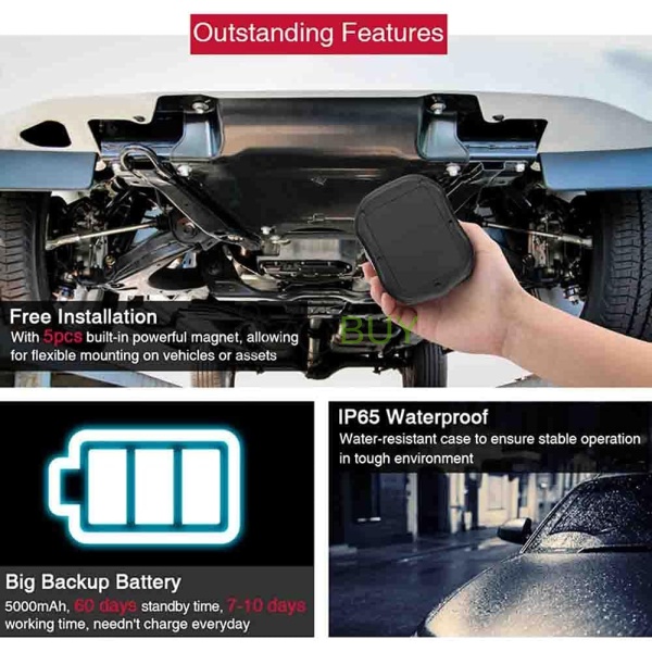 TKSTAR GPS Tracker,GPS Tracker for Vehicles - Image 4