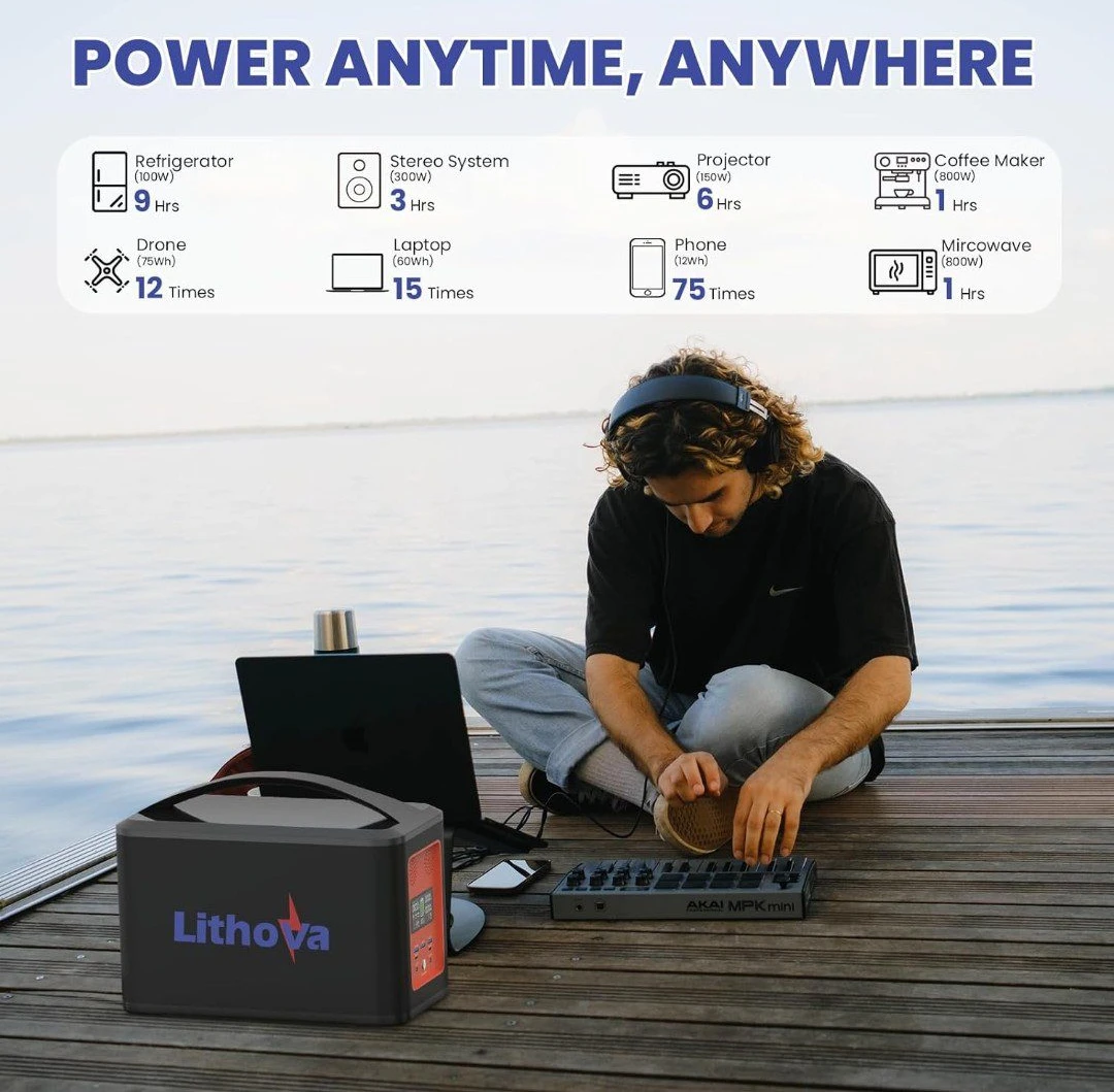 1000W Solar Generator (2000W Peak), 921Wh Portable Power Station - Image 6