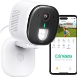 Winees Security Cameras Outdoor, Wired 2K 4MP Outdoor/Indoor Camera