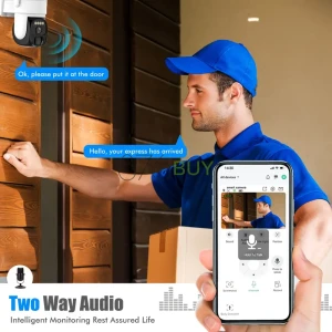 2 pack Wireless Outdoor Solar Security Camera