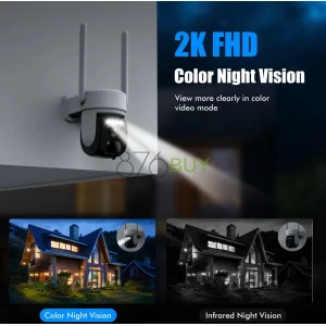 2 pack Wireless Outdoor Solar Security Camera