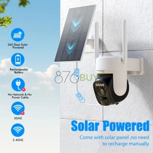 2 pack Wireless Outdoor Solar Security Camera