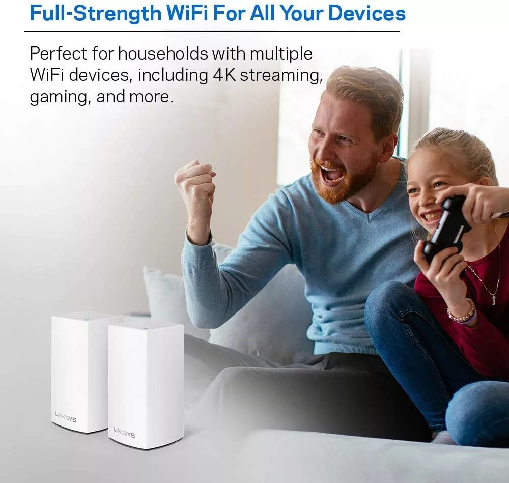 Linksys Velop Mesh Home WiFi System, 3,000 Sq. ft Coverage - Image 6
