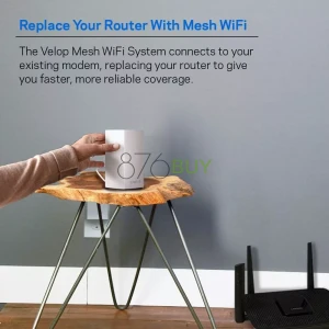 Linksys Velop Mesh Home WiFi System, 3,000 Sq. ft Coverage