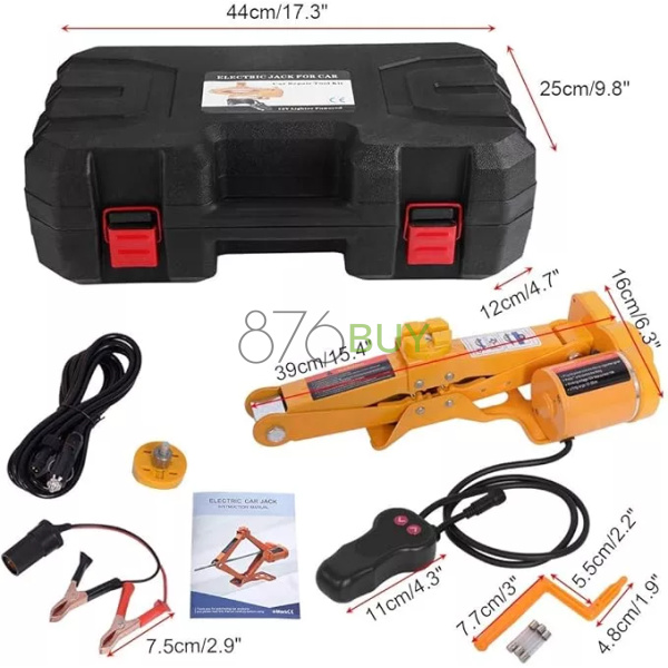 ROGTZ Electric Car Floor Jack 3 Ton All-in-one Automatic 12v Scissor Lift Jack - Image 4