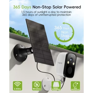 Tiejus Solar Security Cameras Wireless
