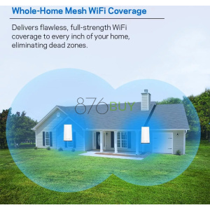 Linksys Velop Mesh Home WiFi System, 3,000 Sq. ft Coverage