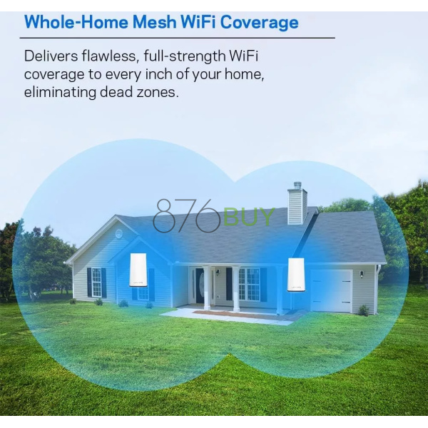 Linksys Velop Mesh Home WiFi System, 3,000 Sq. ft Coverage - Image 2