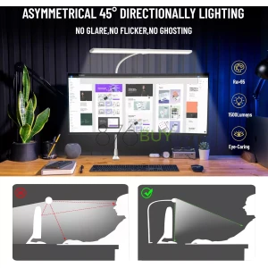 LED 24W Desk Lamp with Clamp