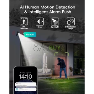 Tiejus Solar Security Cameras Wireless