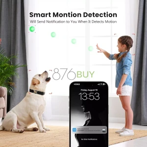 AMOROM 2K WiFi 360° Indoor Camera for Home Security