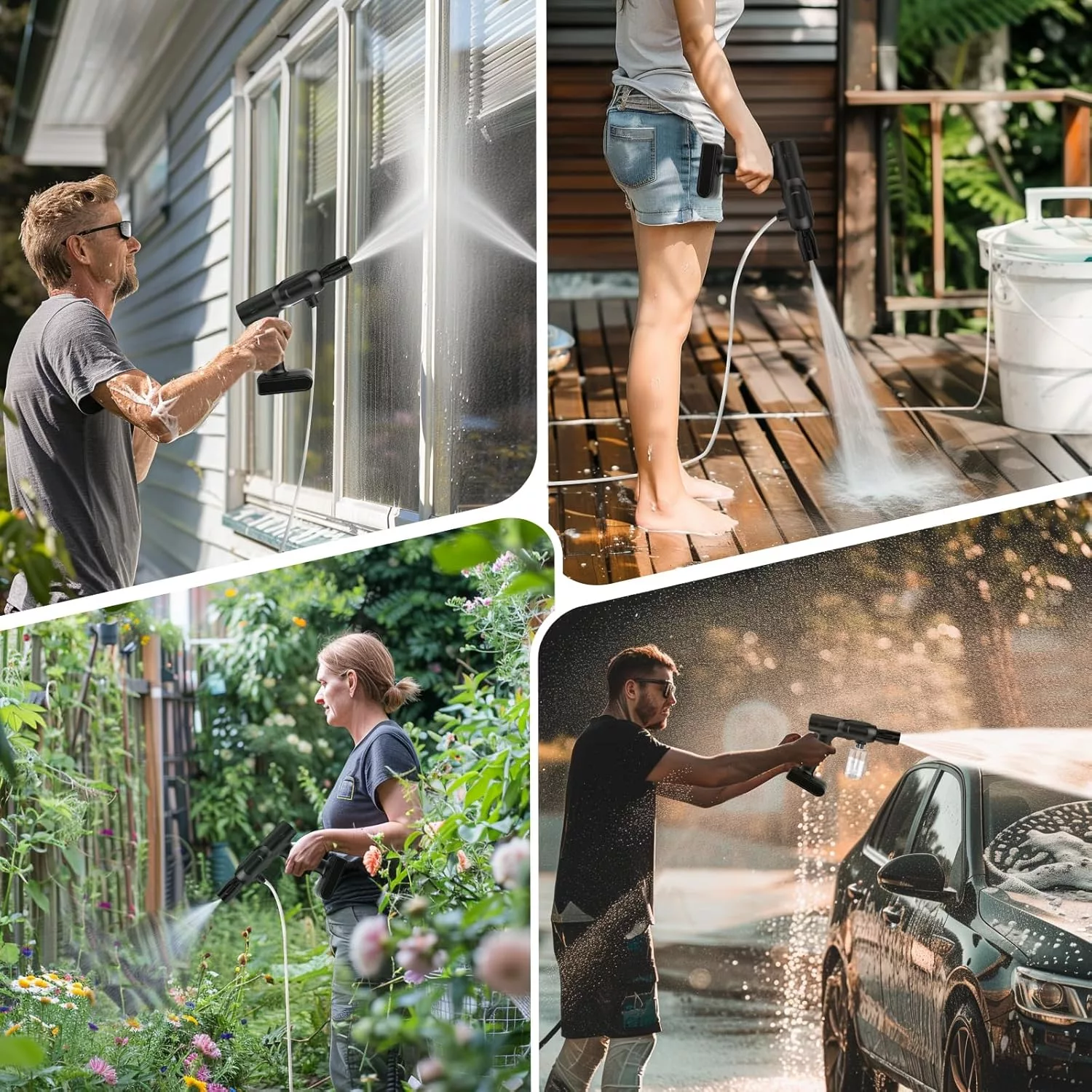 Cordless Pressure Washer, 550 PSI - Image 6