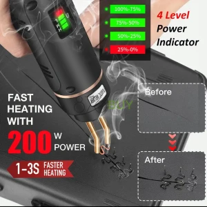 200W Cordless Rechargeable Plastic Welder Hot Stapler