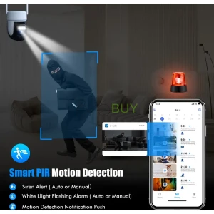 2 pack Wireless Outdoor Solar Security Camera