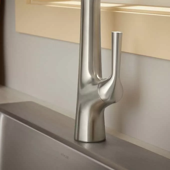Kohler Pro-Function Kitchen Sink Kit - with Stainless Pull Down Faucet - Image 4