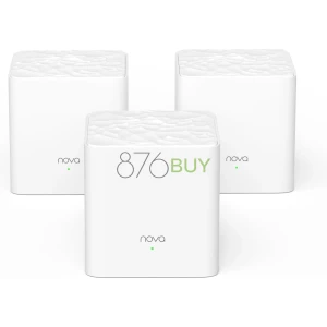 Tenda Nova Mesh WiFi System - Covers 3500 sq.ft - AC1200 3-Pack