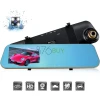 Rearview Mirror Dash Cam Dual Lens HD 1080P