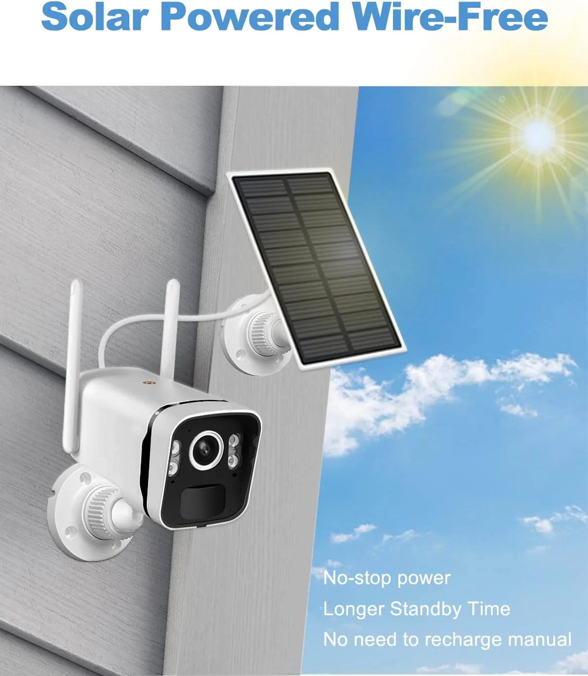 ZHXINSD Solar Wireless Security Camera - Image 2