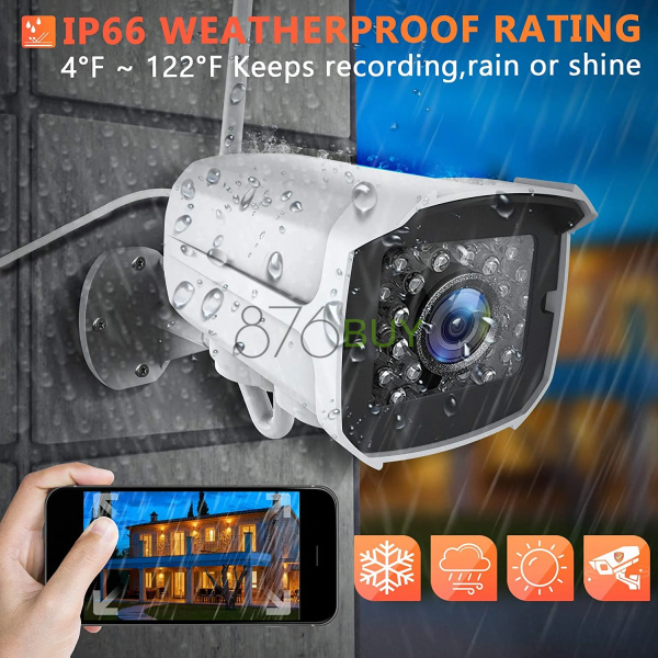AMICCOM 1080P WiFi Outdoor Security Camera - Image 2