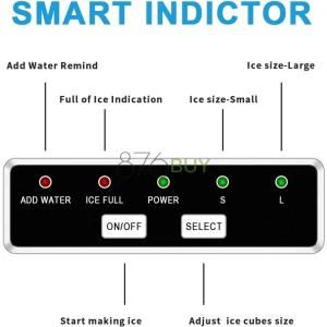EUHOMY Ice Maker Countertop Machine