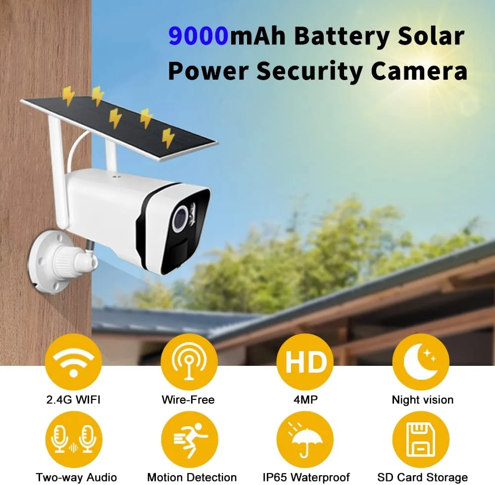 ZHXINSD Solar Wireless Security Camera - Image 3