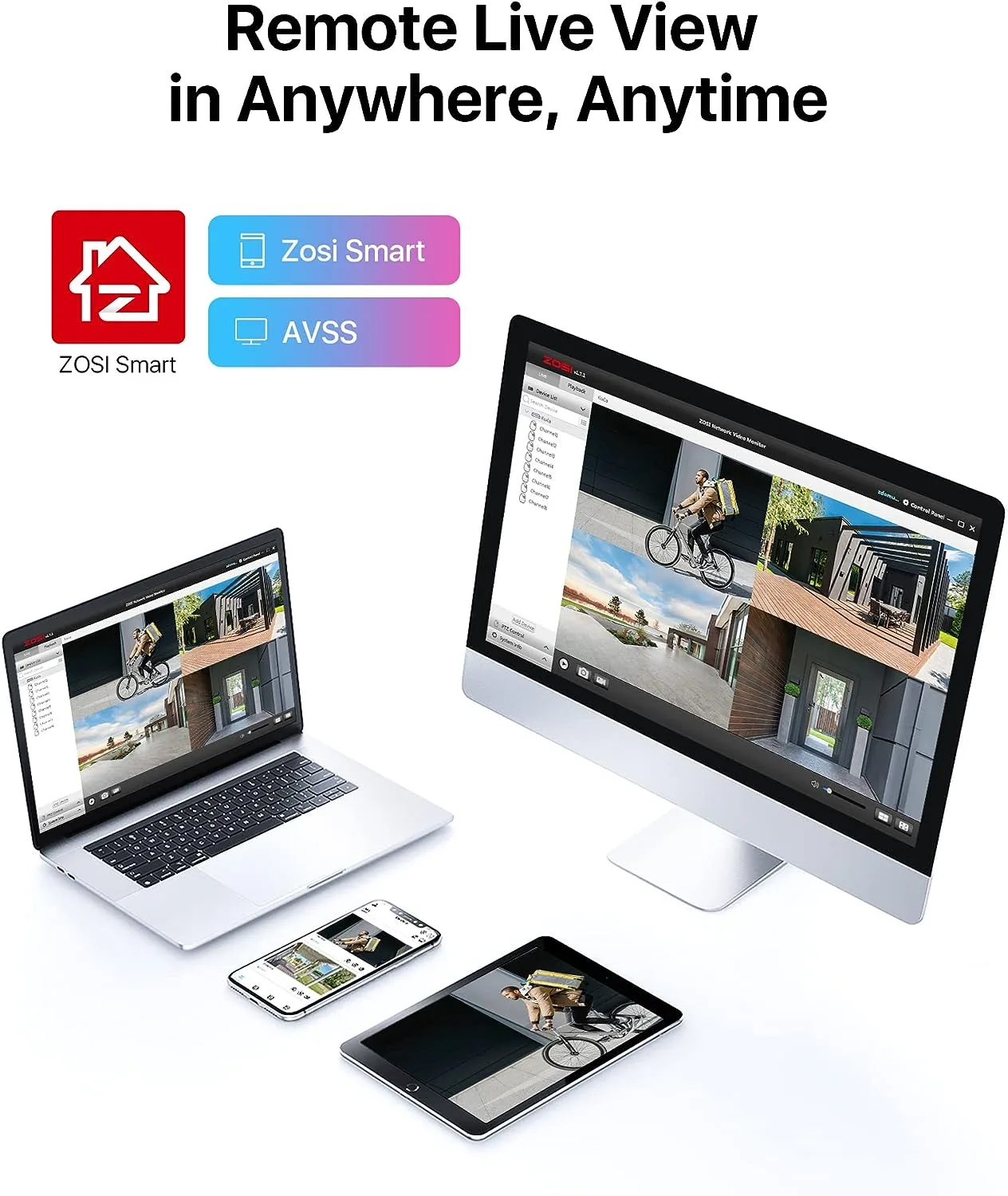 ZOSI 3K Lite 8CH Security Camera System Outdoor with 1TB Hard Drive - Image 3