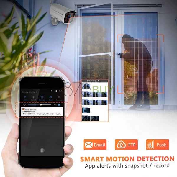 AMICCOM 1080P WiFi Outdoor Security Camera - Image 3