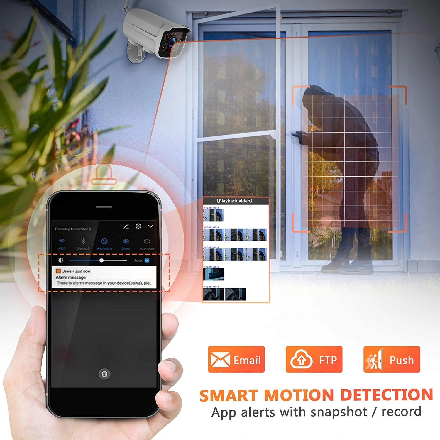 AMICCOM 1080P WiFi Outdoor Security Camera - Image 3