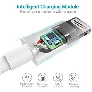 USB Lightning Charging Cables for iPhone 14/13/12/X & More (10 pack)