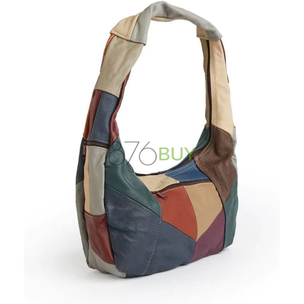 Crown Hobo Genuine Leather Bag - Image 2