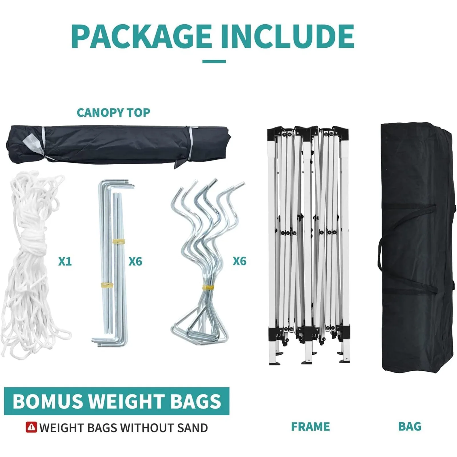 TABU 10' x 20' Pop-up Durable Instant Canopy Tent - Image 3