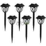 Portfolio 3-Lumen 0.5-Watt Black Solar Integrated LED Outdoor Path Light Kit