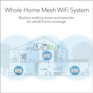 Netgear RBK13-100NAR Orbi RBK13 AC1200 Whole Home Mesh Network