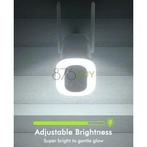 TIEJUS 2K Floodlight Solar Wireless Outdoor Security Camera