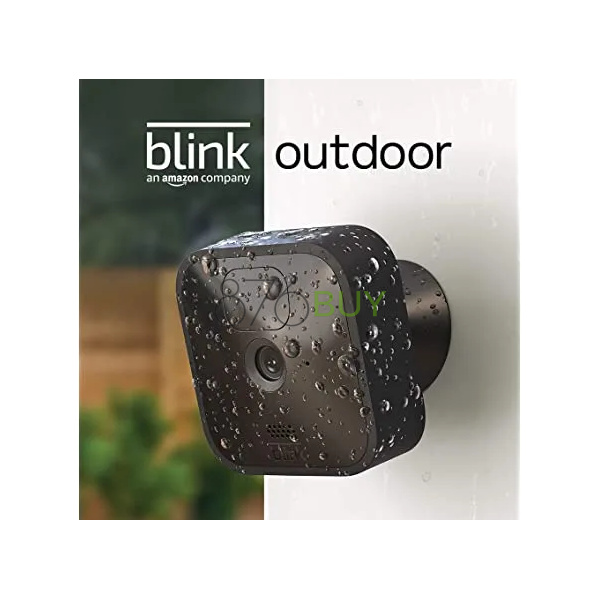 Blink Outdoor, Wireless, Weather-Resistant HD Security Camera, 2 Camera Kit