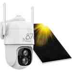 NGTeco Solar360 Degree Pan Tilt Security Camera Outdoor