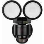 Defiant 180 Degree Black Motion Activated Outdoor Flood Light