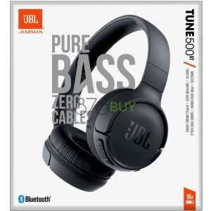 JBL TUNE 500BT - On-Ear Wireless Bluetooth Headphone - Black