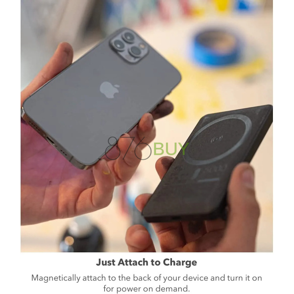 mophie Snap+ Juice Pack Mini - Wireless Magnetic Charger with 5000 mAh Internal Battery - Image 3