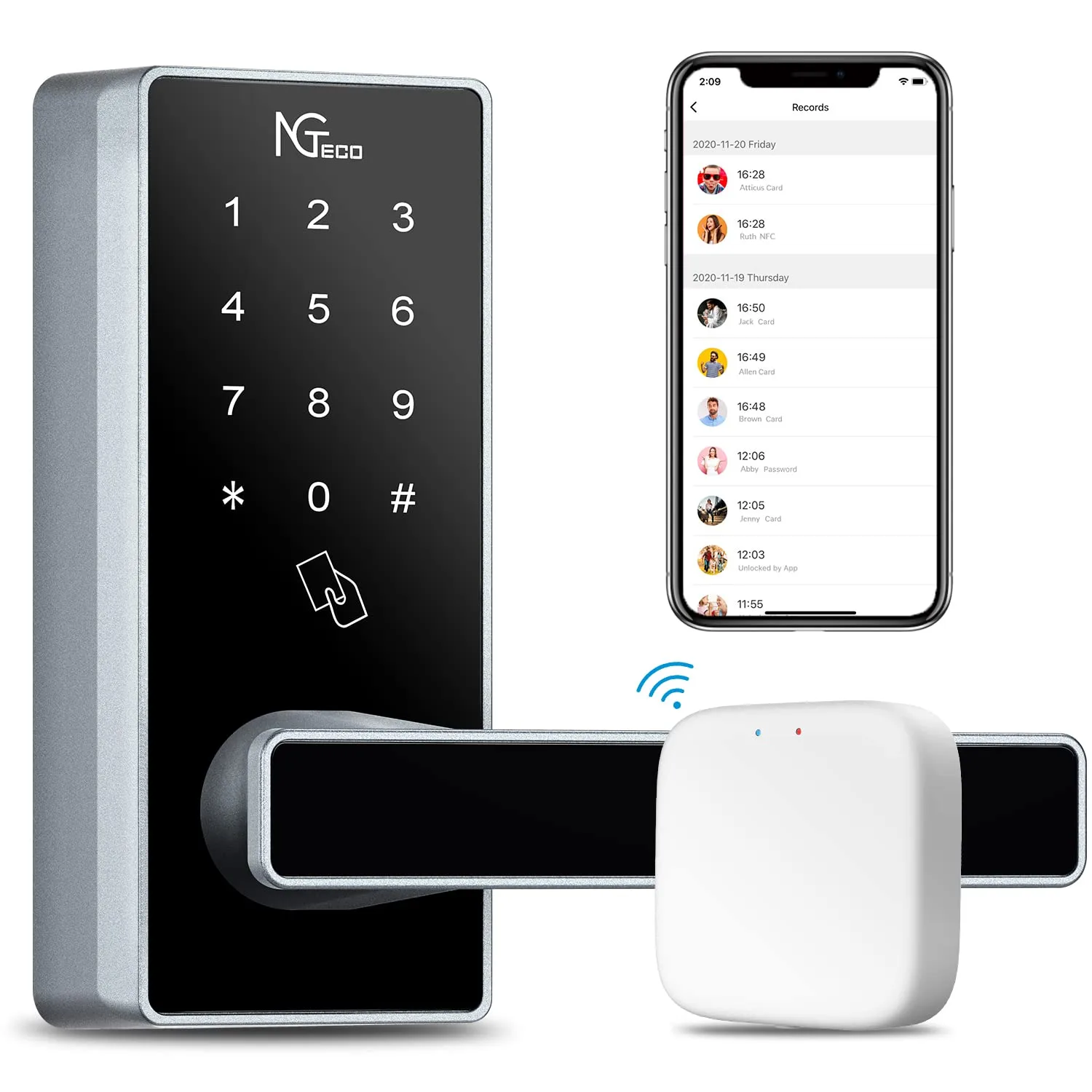 NGTeco DL30 Security Touchscreen Smart Lock
