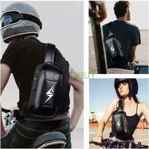 Celinv Koilm Sling Bag with USB Charger & Security Combination Lock