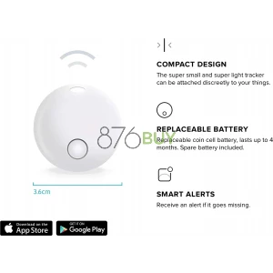 Safedome SD Mini Bluetooth Tracker, Smart Finder for Lost Keys, Wallets, Purses, and Bags.