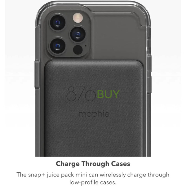 mophie Snap+ Juice Pack Mini - Wireless Magnetic Charger with 5000 mAh Internal Battery - Image 2