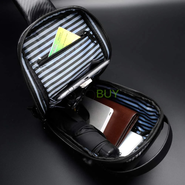 Celinv Koilm Sling Bag with USB Charger & Security Combination Lock - Image 6
