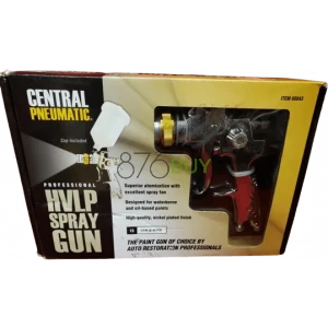 Central Pneumatic Professional HVLP Auto Paint Restoration Spray Gun 20 oz