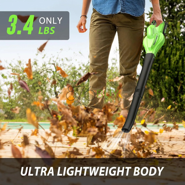 Cordless Leaf Blower -  20V with 2 Batteries & Charger - Image 5