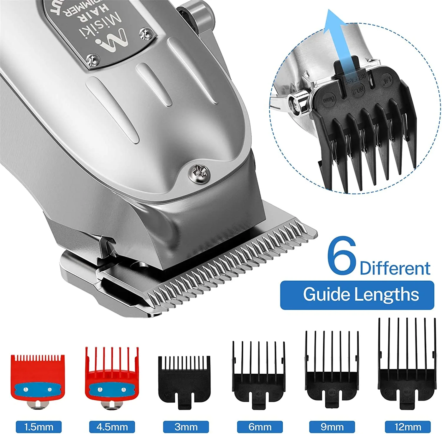 Misiki Professional Cordless Hair Clippers - Image 5
