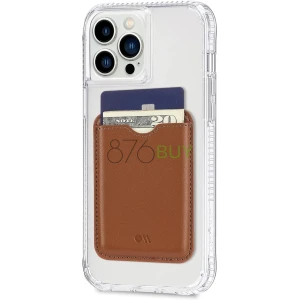 Case-Mate –  Magnetic Card Holder  - Cognac Brown