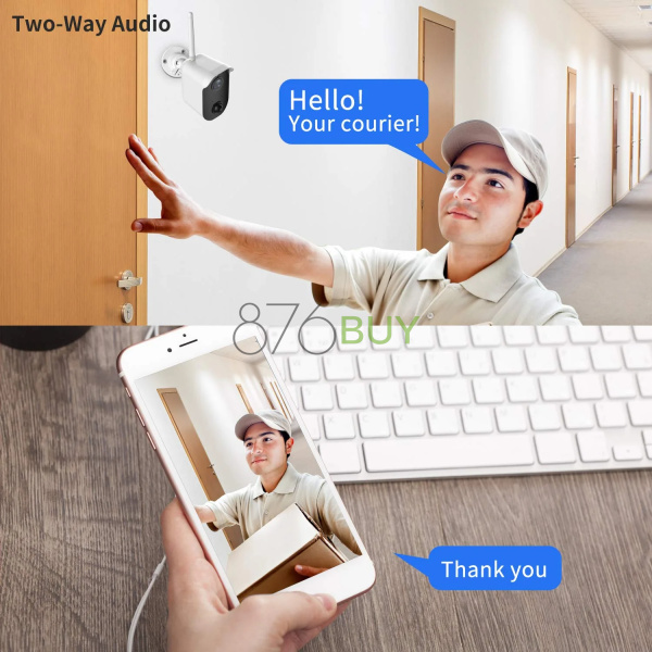NexTrend 2 Camera Battery Operated Wireless Security System - Image 4