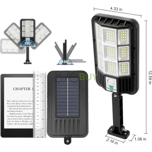 AITERMOND Solar Outdoor Lights, Dusk to Dawn Motion Sensor